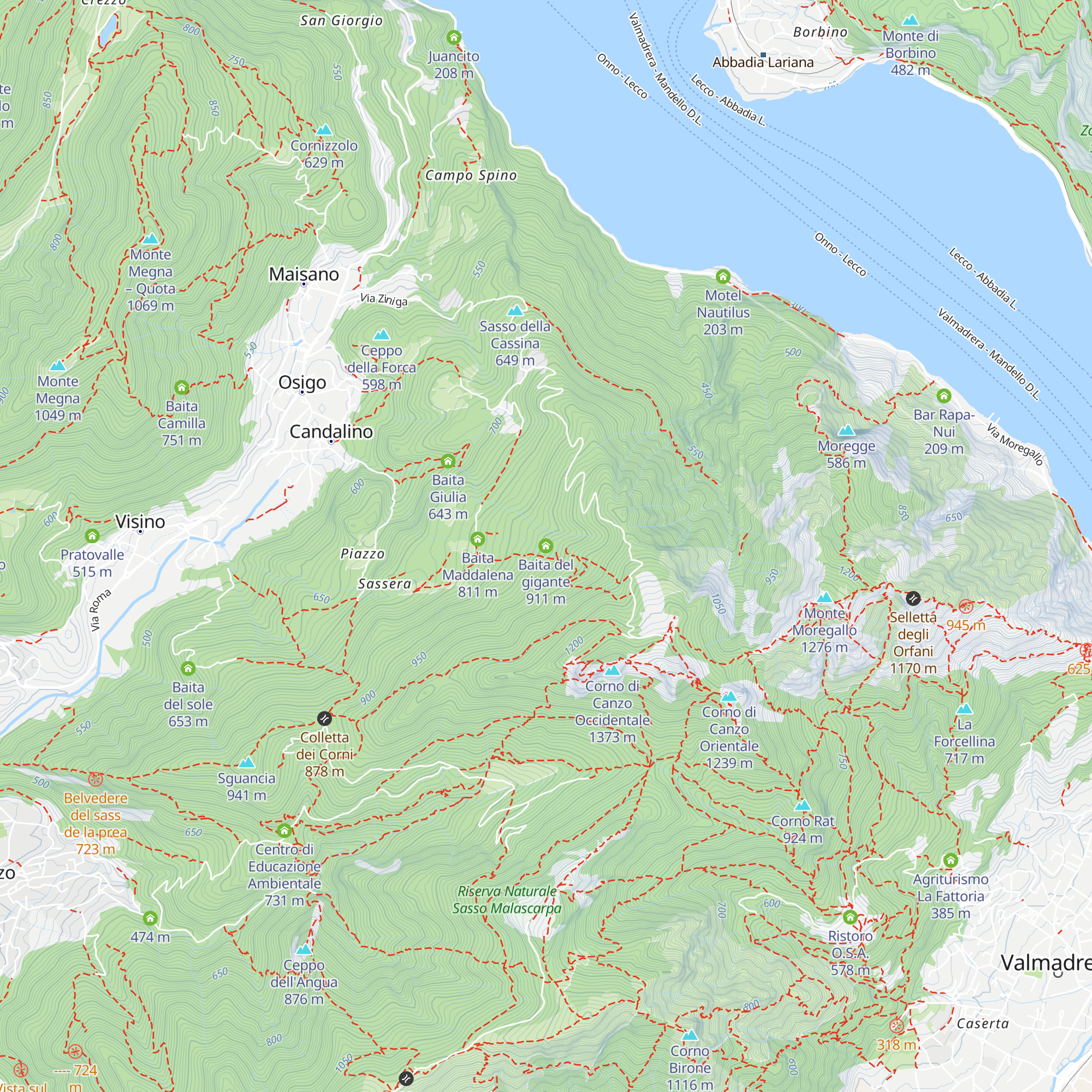 Baita del gigante map