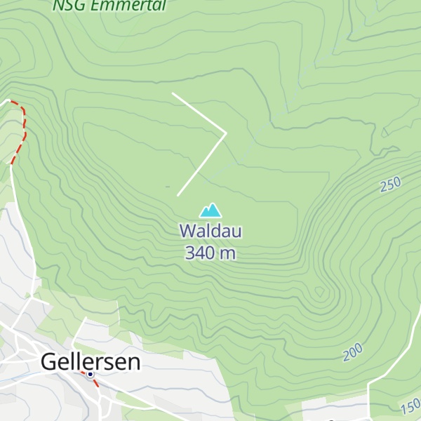 Map of Waldau