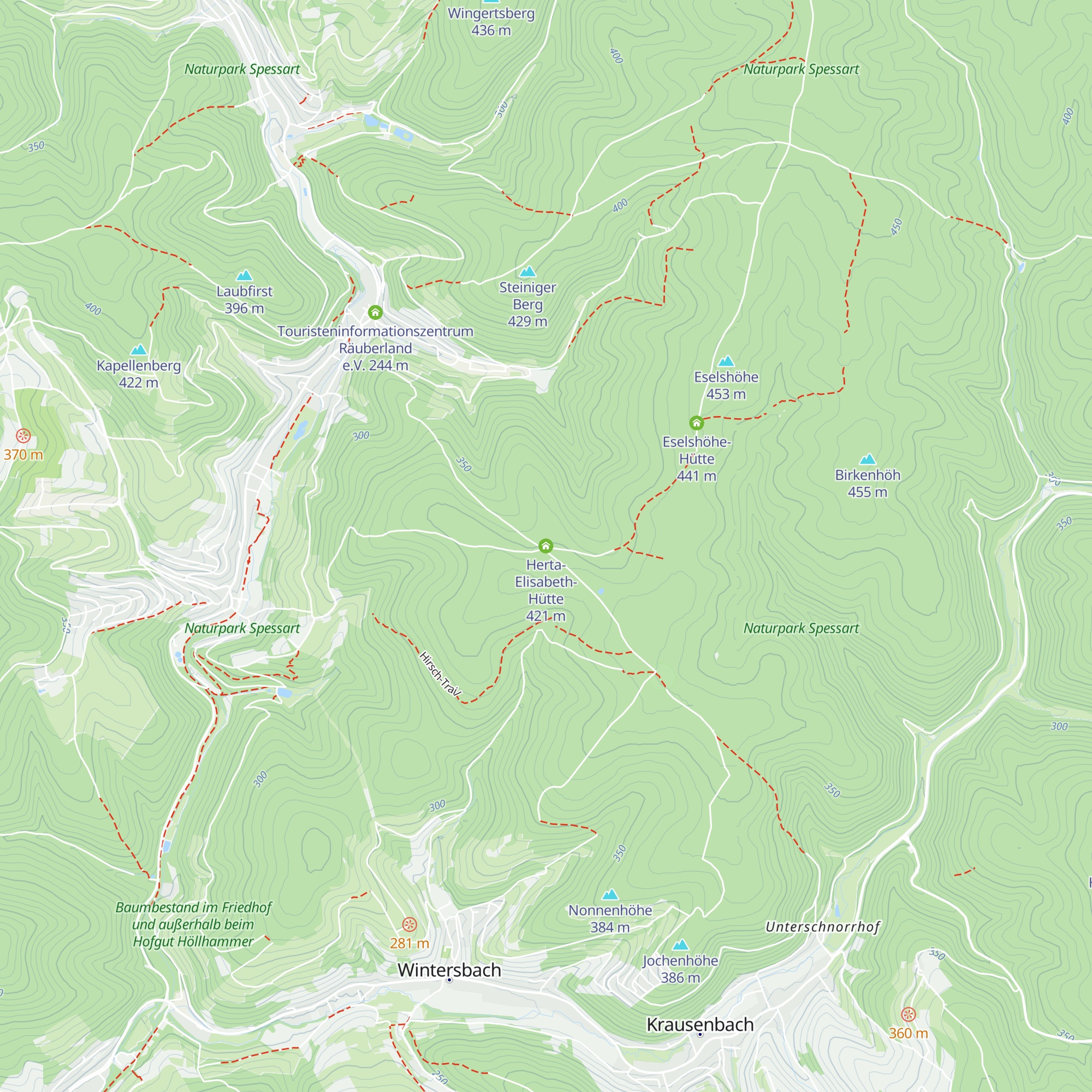 Herta-Elisabeth-Hütte map