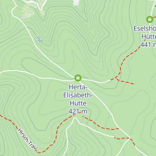 Map of Herta-Elisabeth-Hütte