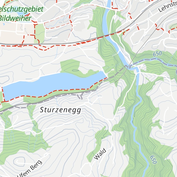 Map of Wasserzuleitung Urnäsch