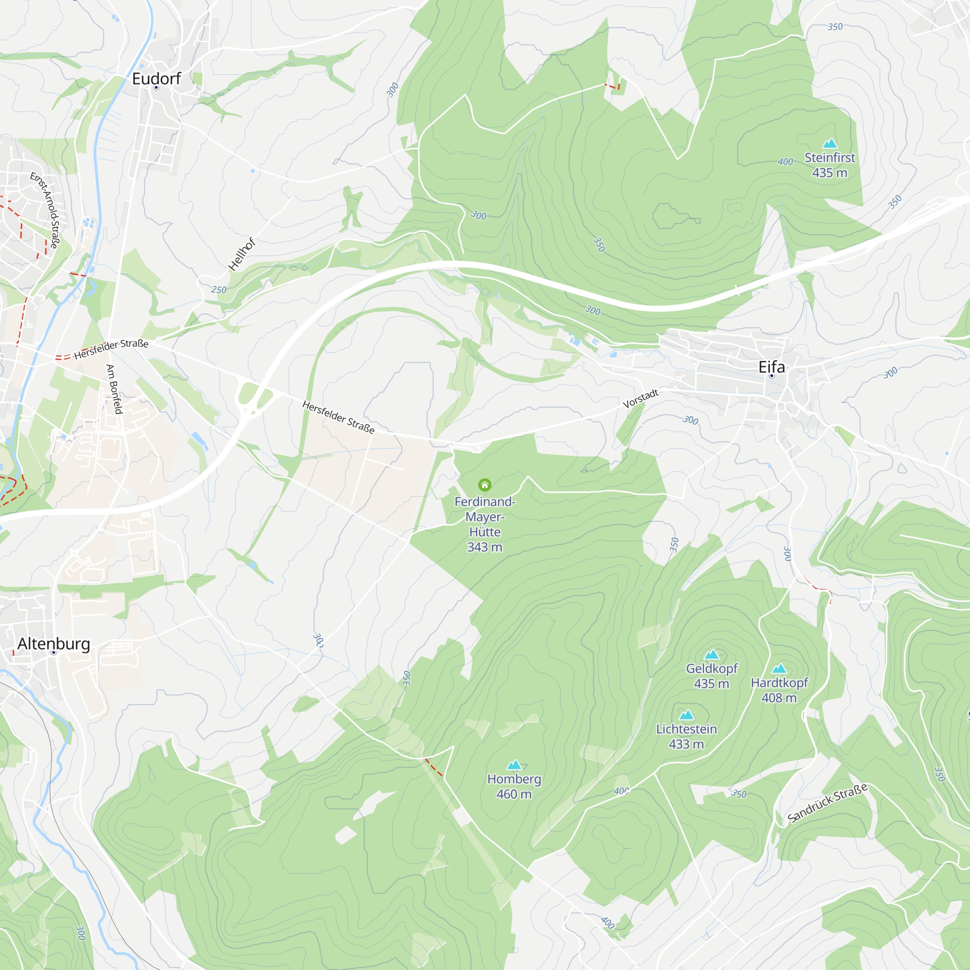 Ferdinand-Mayer-Hütte map