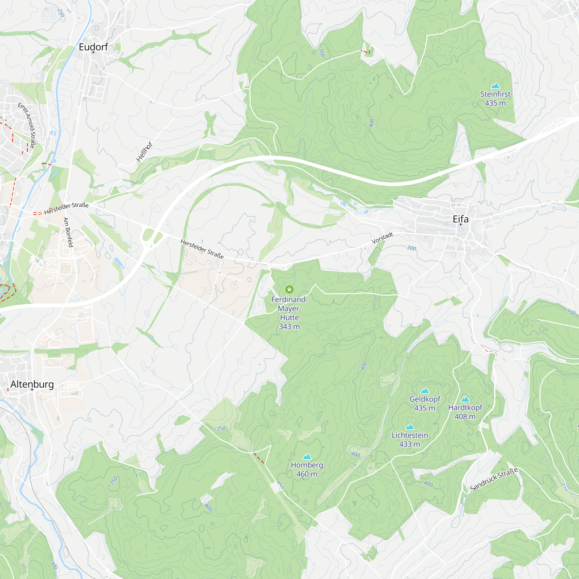 Ferdinand-Mayer-Hütte map