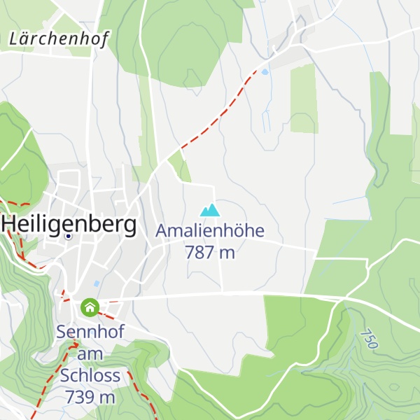 Map of Amalienhöhe