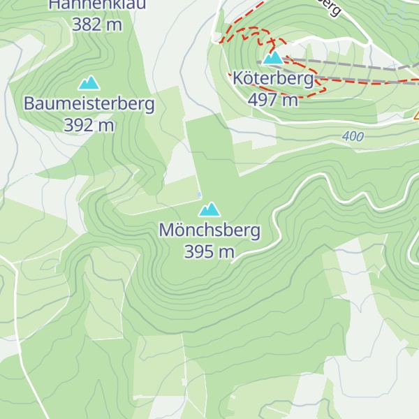 Map of Mönchsberg