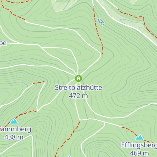 Map of Streitplatzhütte
