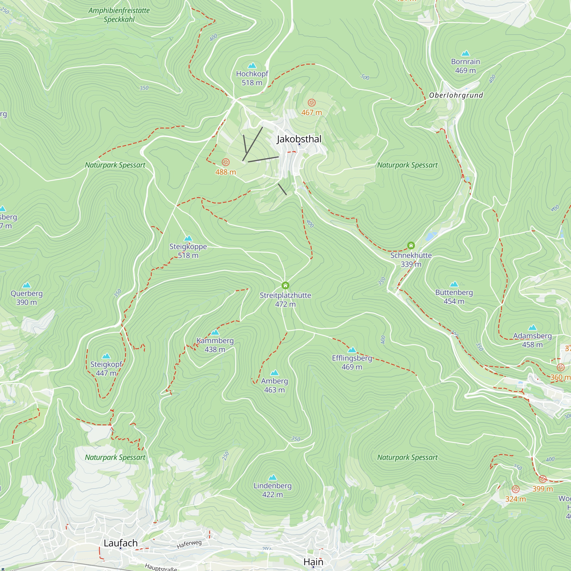 Streitplatzhütte map