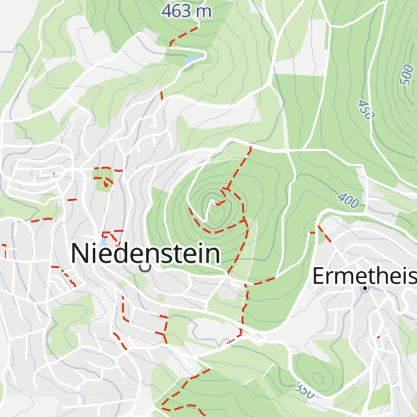 Map of Niedensteiner Kopf