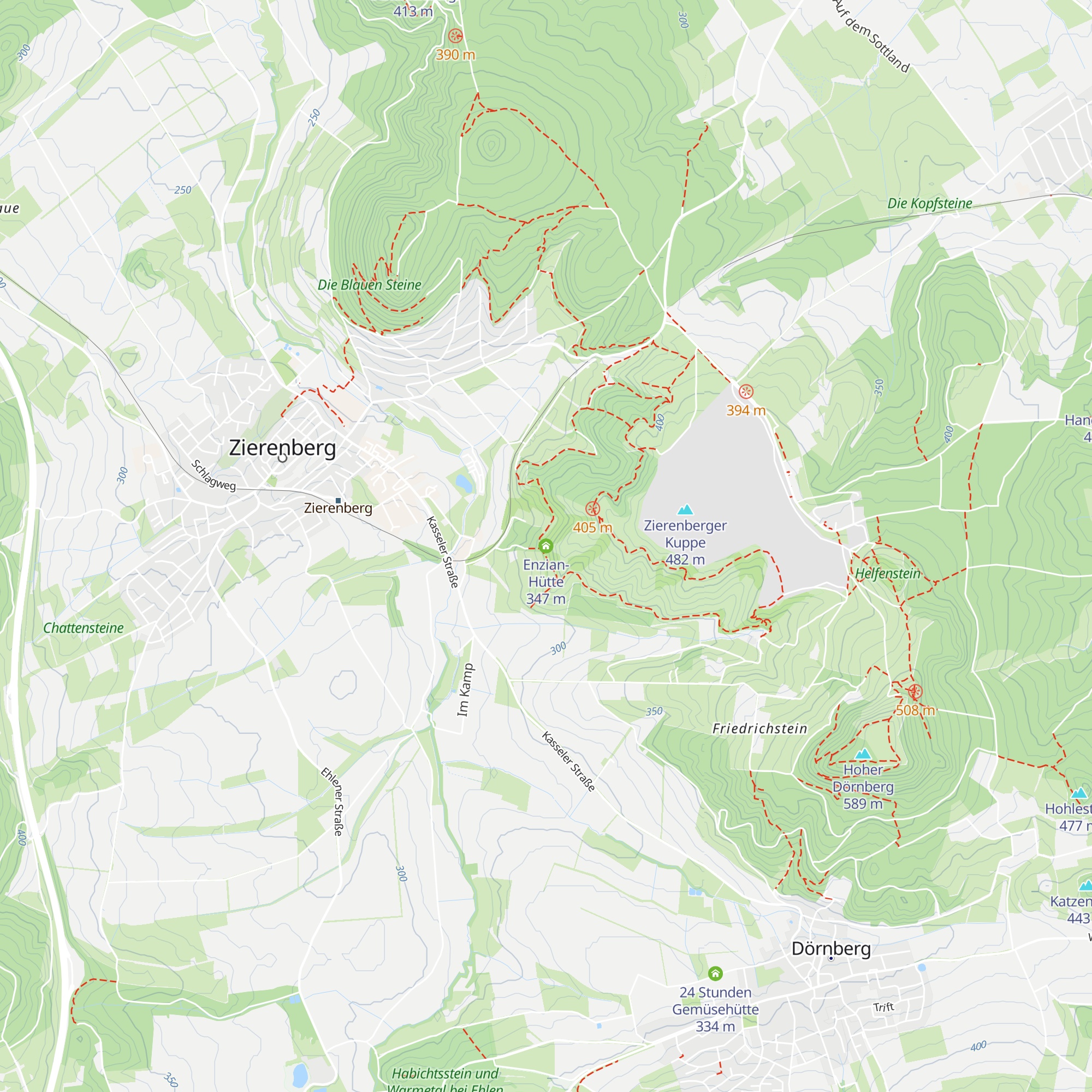 Enzian-Hütte map