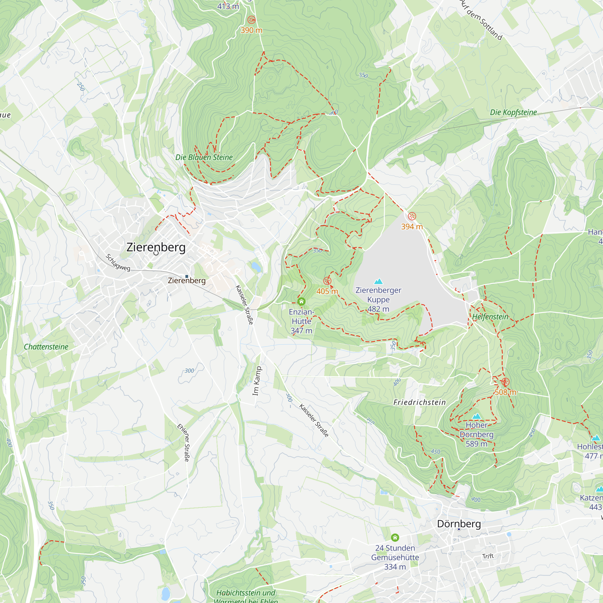Enzian-Hütte map