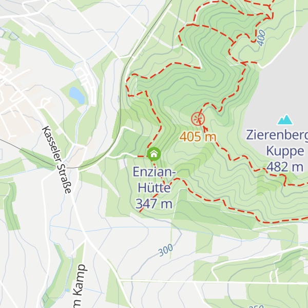 Map of Enzian-Hütte