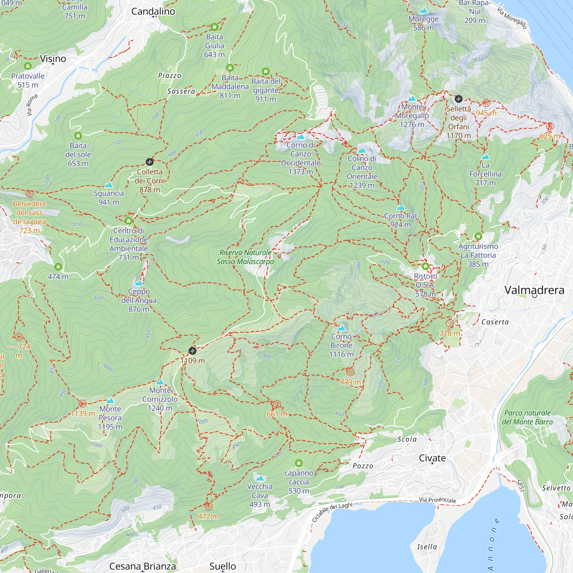 Ca' Rotta map