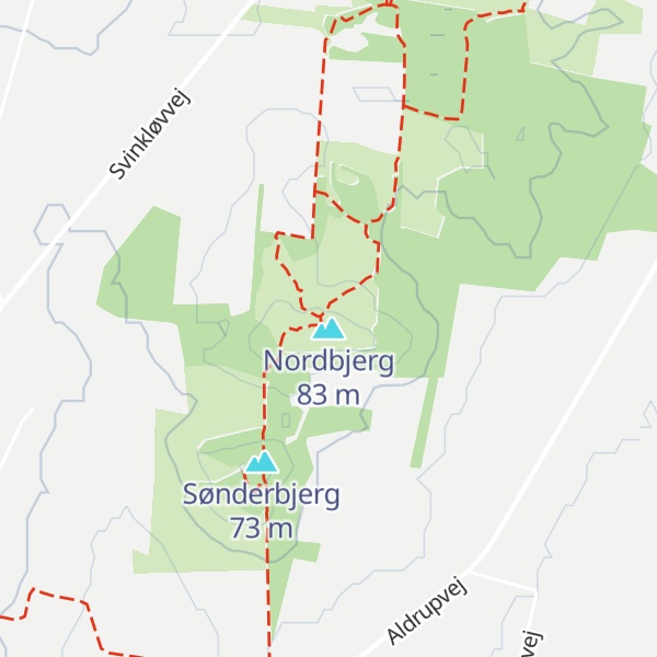 Map of Nordbjerg