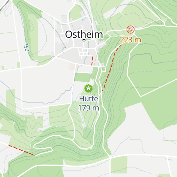 Map of Hütte