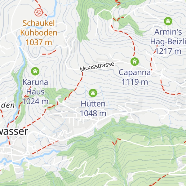 Map of Hütten