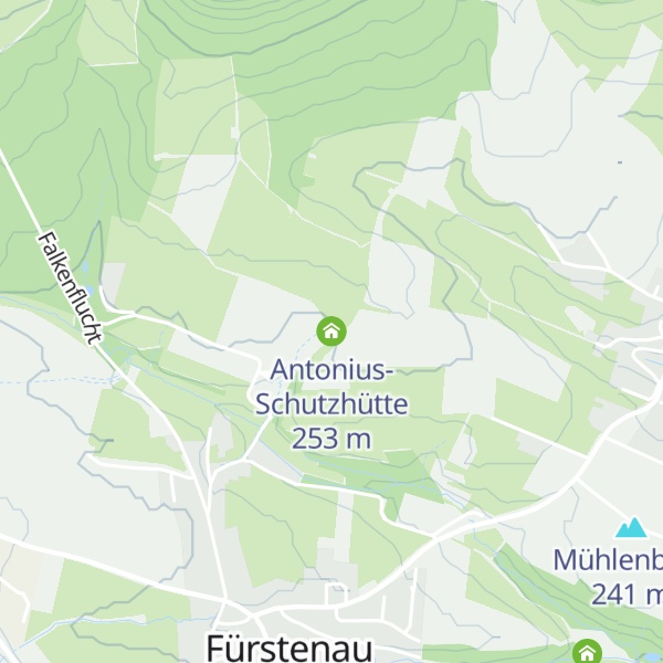 Map of Antonius-Schutzhütte