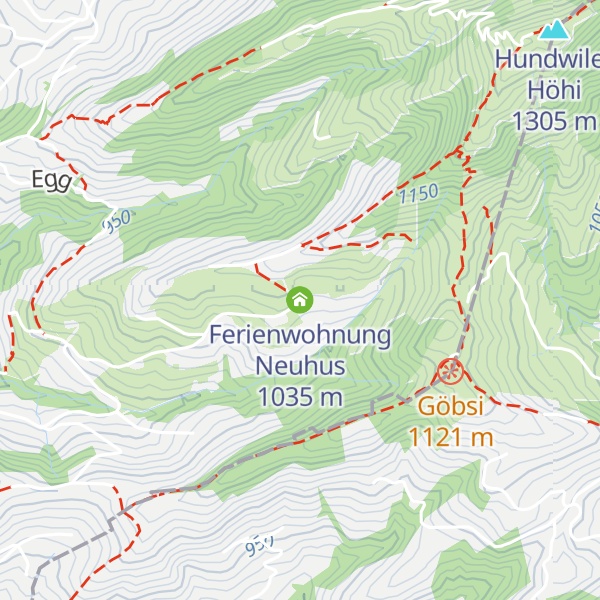 Map of Ferienwohnung Neuhus