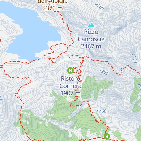 Map of Ristoro Cornera