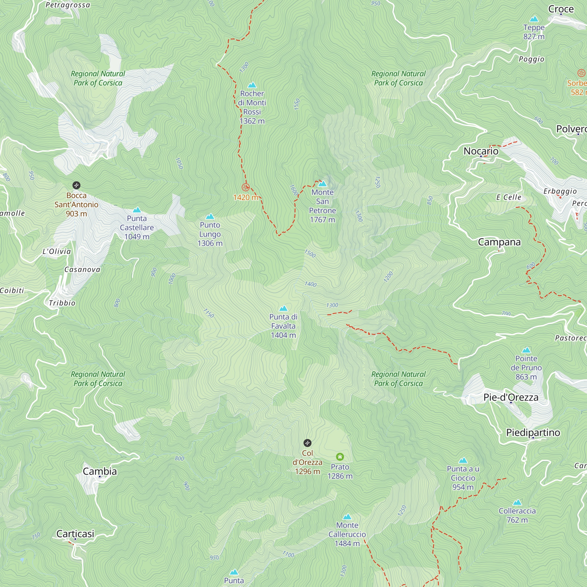 Favalta map