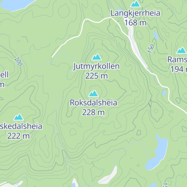 Map of Roksdalsheia
