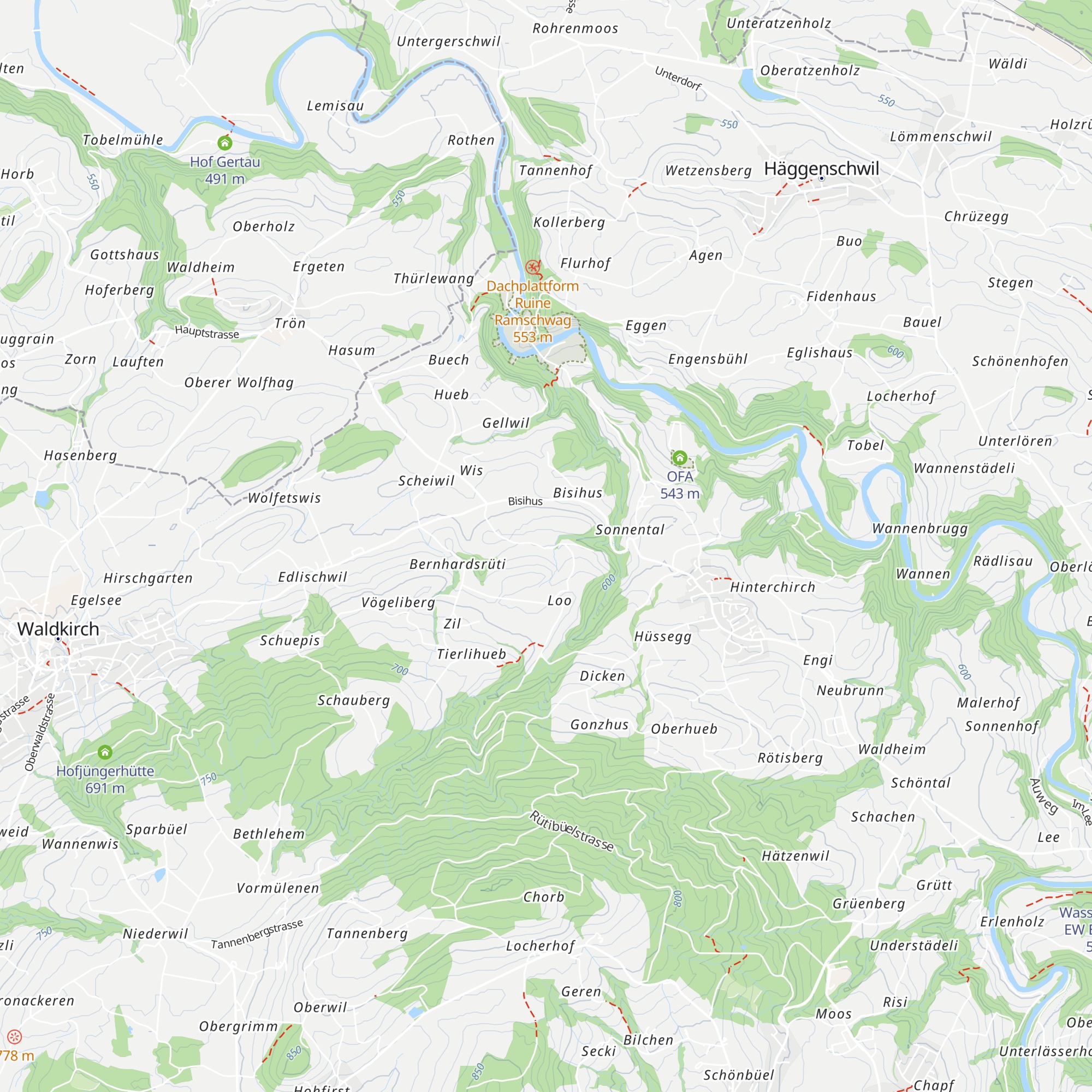 Zwerg Zebu Hof map