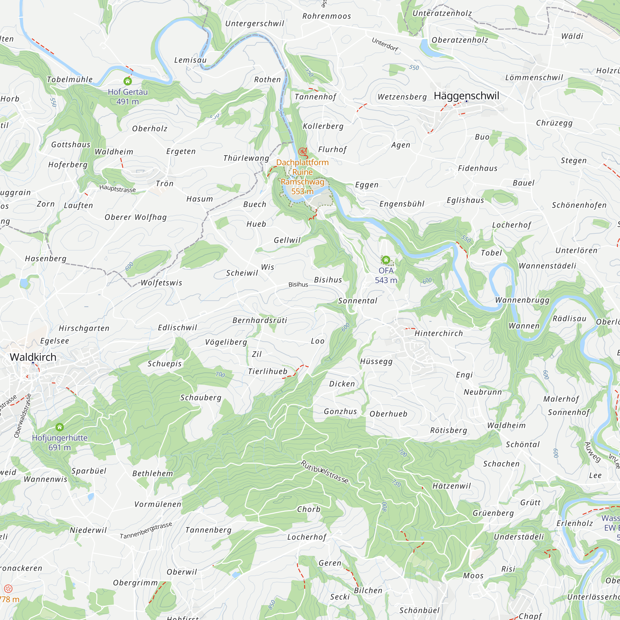 Zwerg Zebu Hof map