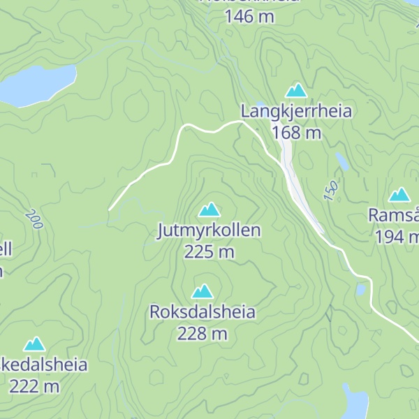 Map of Jutmyrkollen