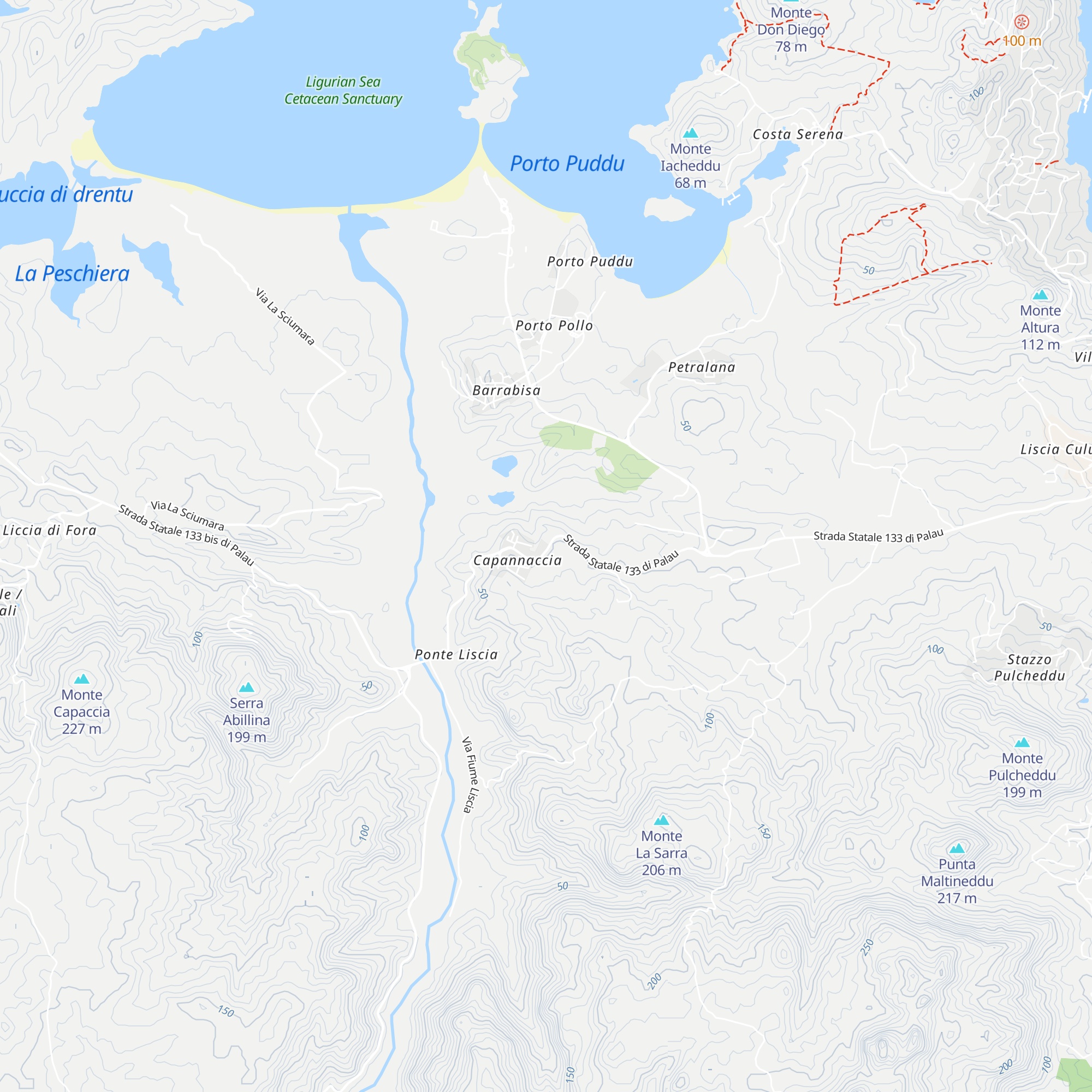 Capannaccia map