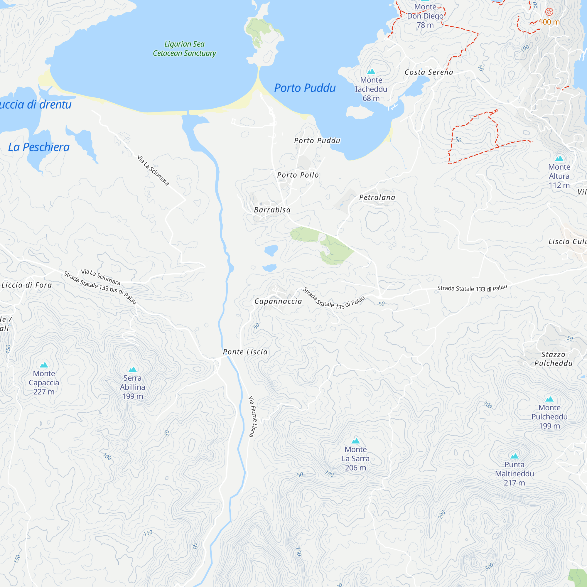 Capannaccia map