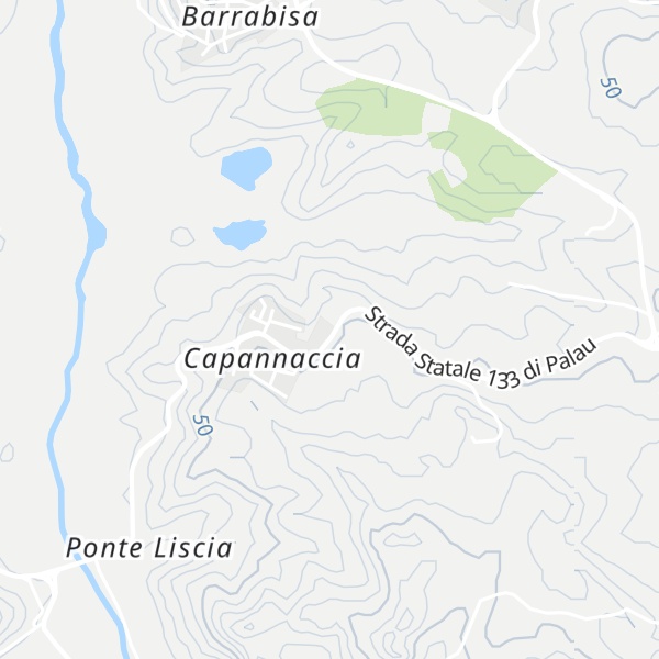 Map of Capannaccia