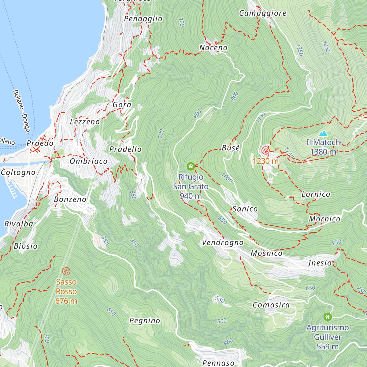 Agriturismo La Madonnina map