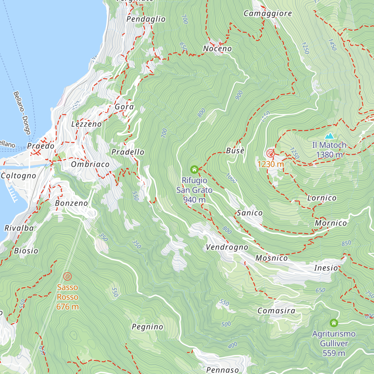 Agriturismo La Madonnina map