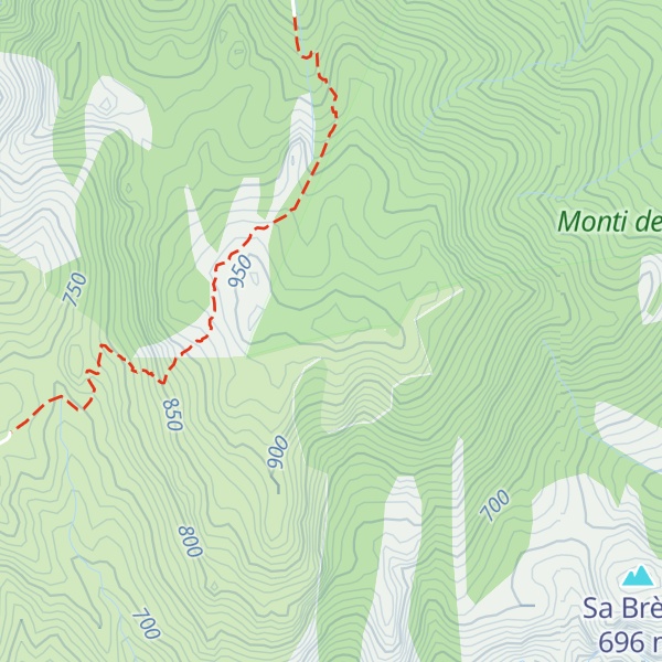 Map of Monte Gennas