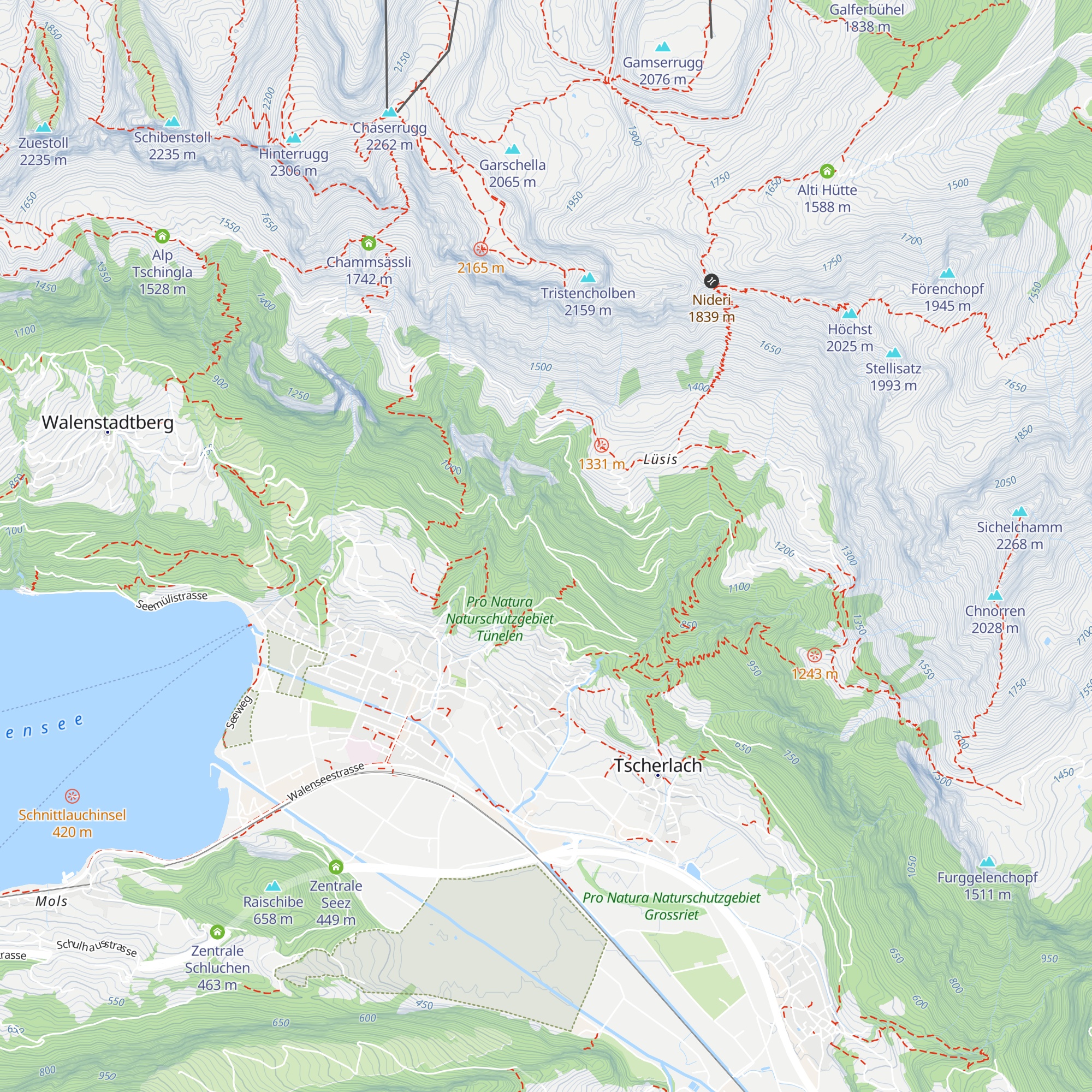 Blockhütte map