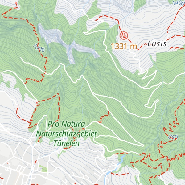 Map of Blockhütte