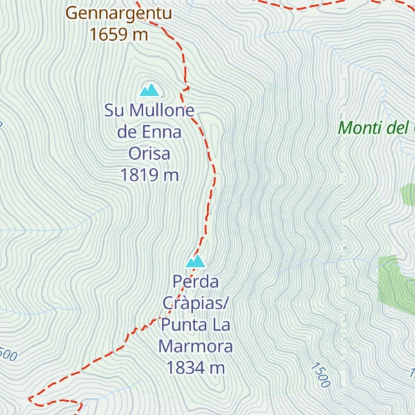 Map of Punta della Croce