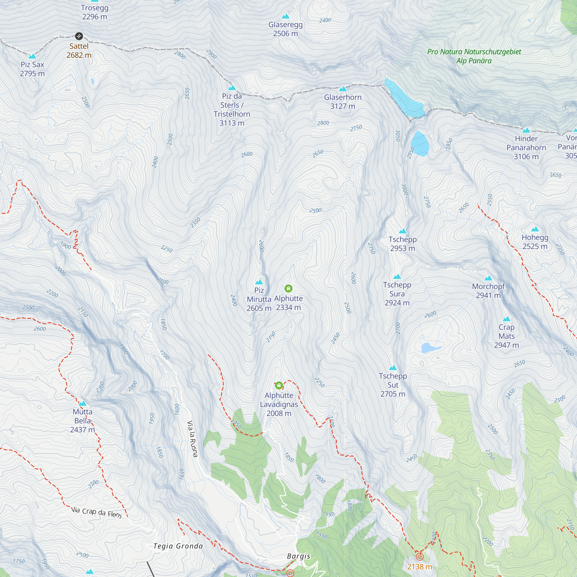 Alphütte map