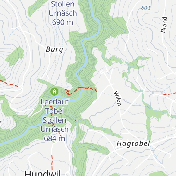 Map of Druckstollenfassung rechte Talseite