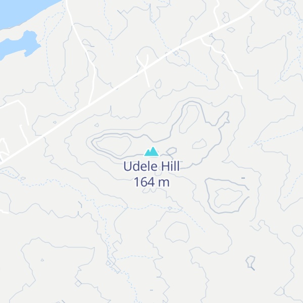 Map of Udele Hill