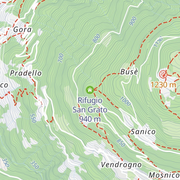 Map of Rifugio San Grato