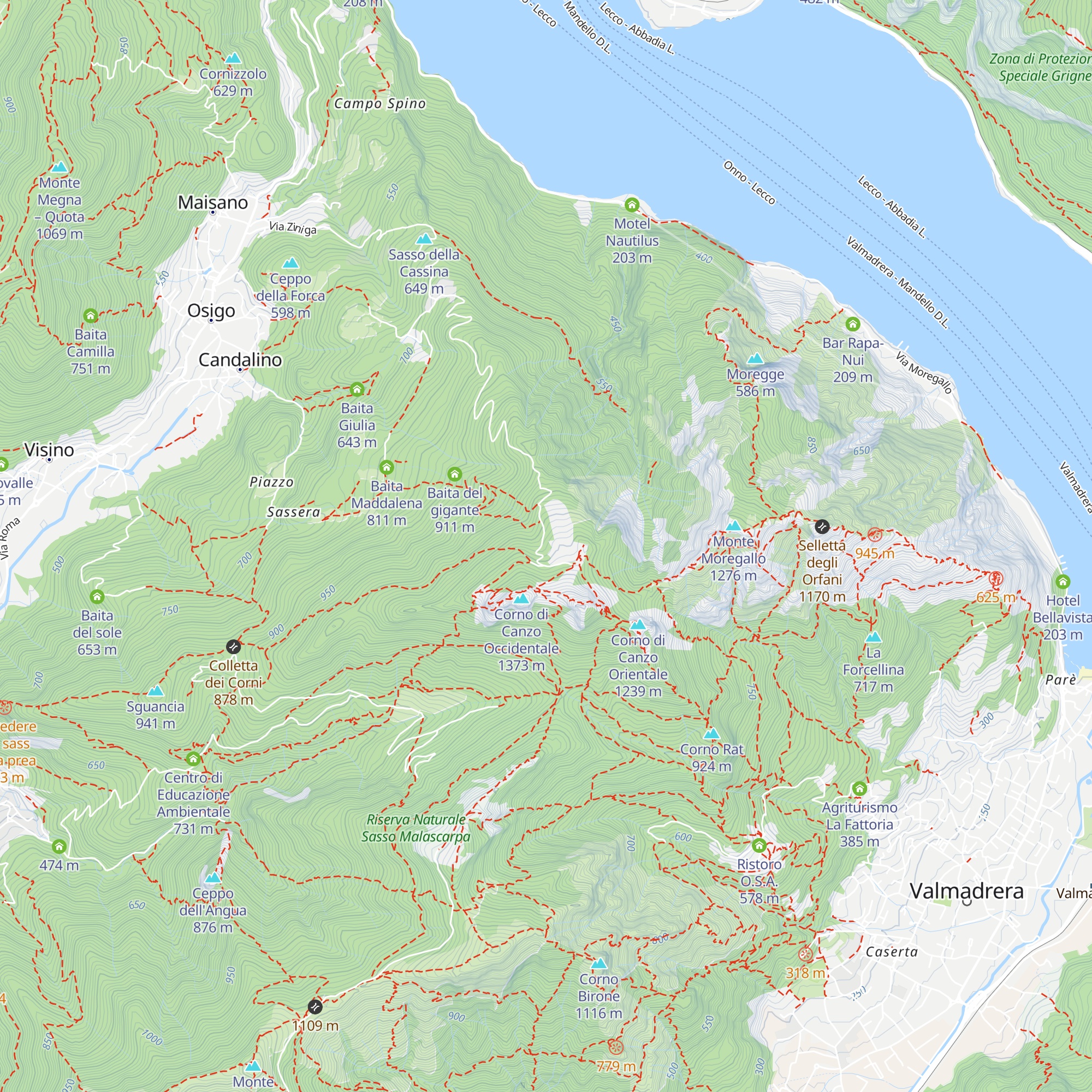 Baite Pianezzo map