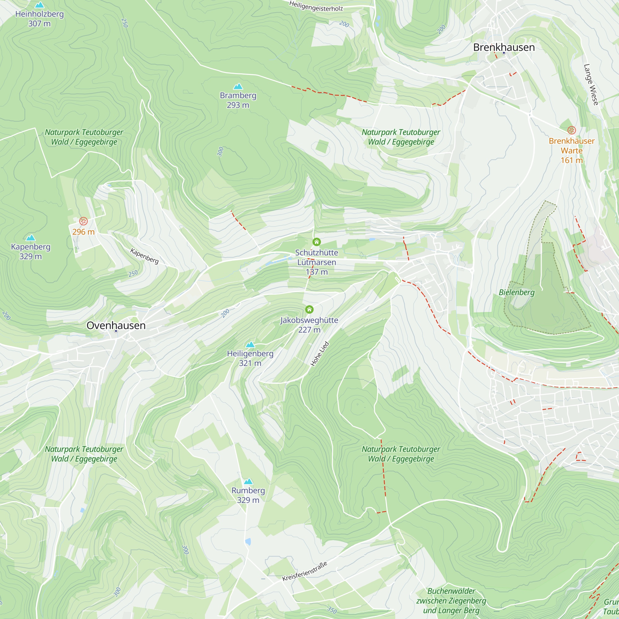Jakobsweghütte map