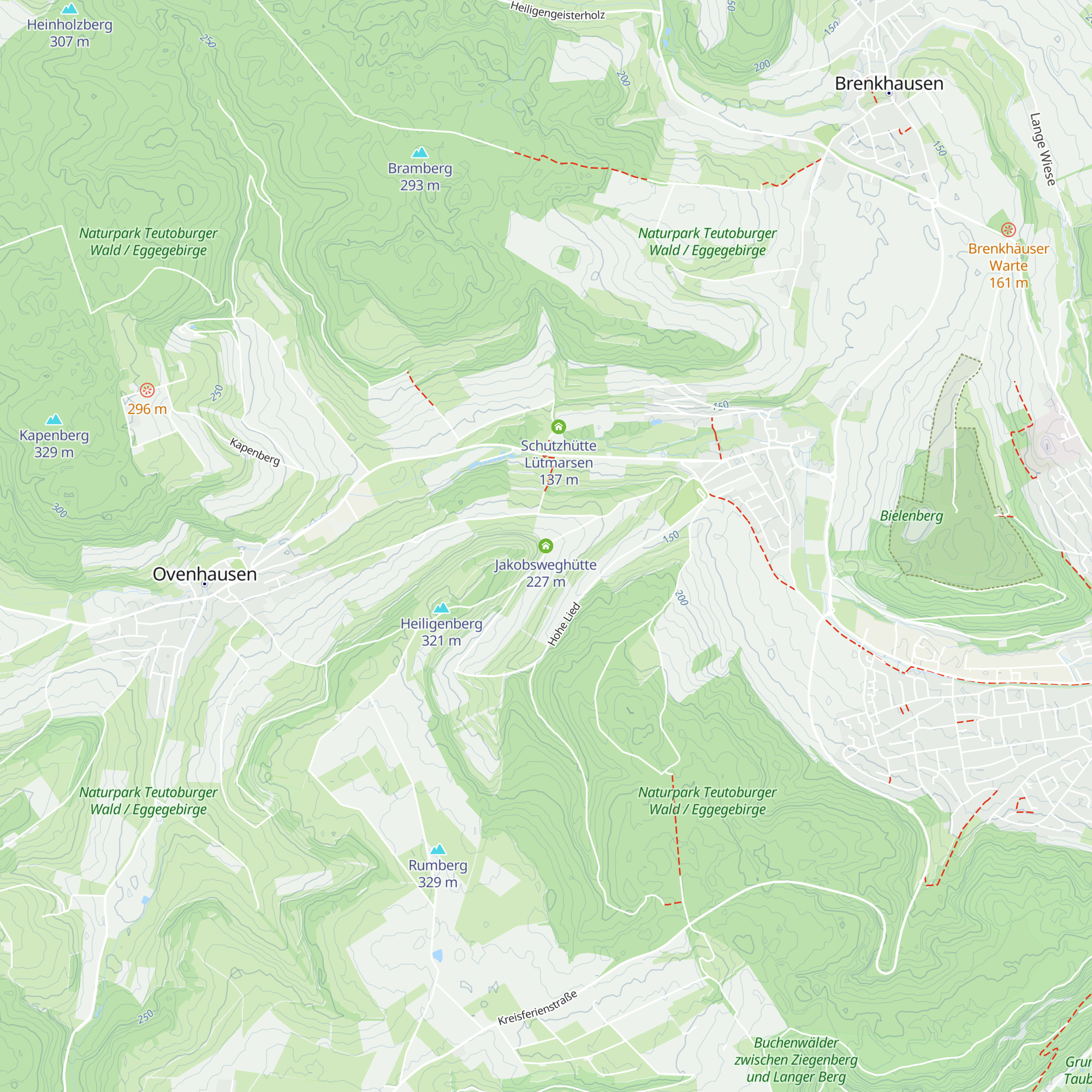 Jakobsweghütte map