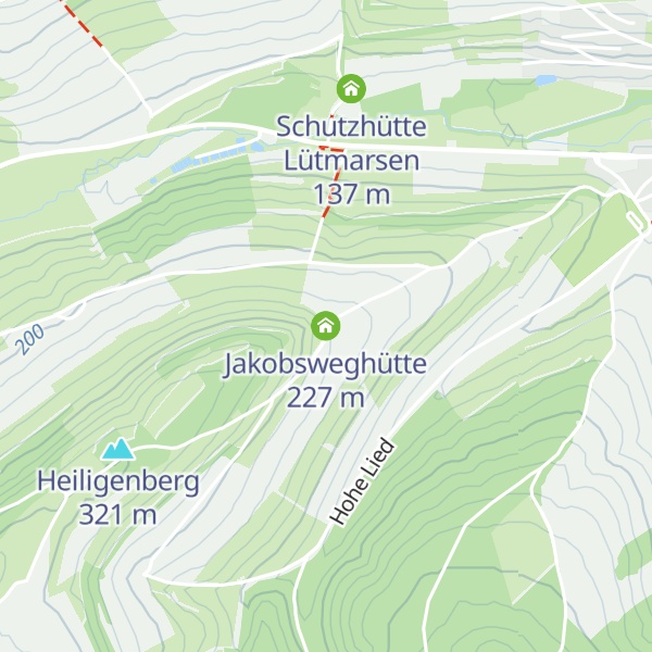 Map of Jakobsweghütte