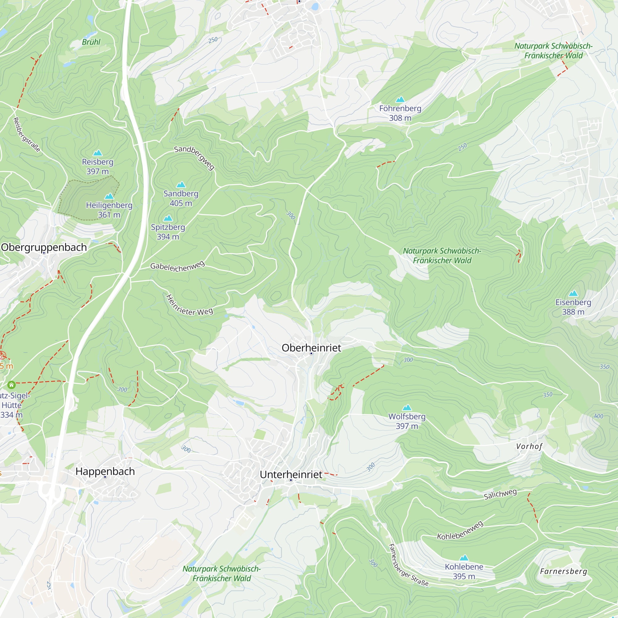 Alfred-Streim-Hütte map