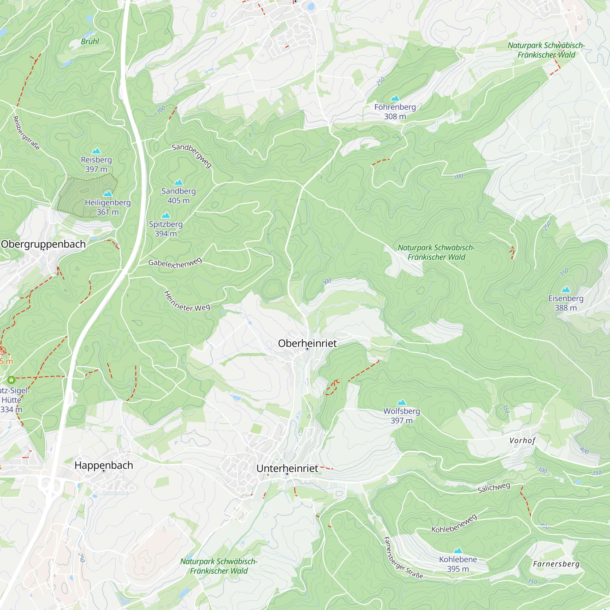 Alfred-Streim-Hütte map