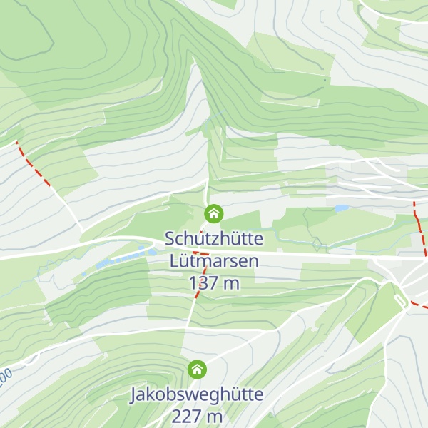 Map of Schutzhütte Lütmarsen