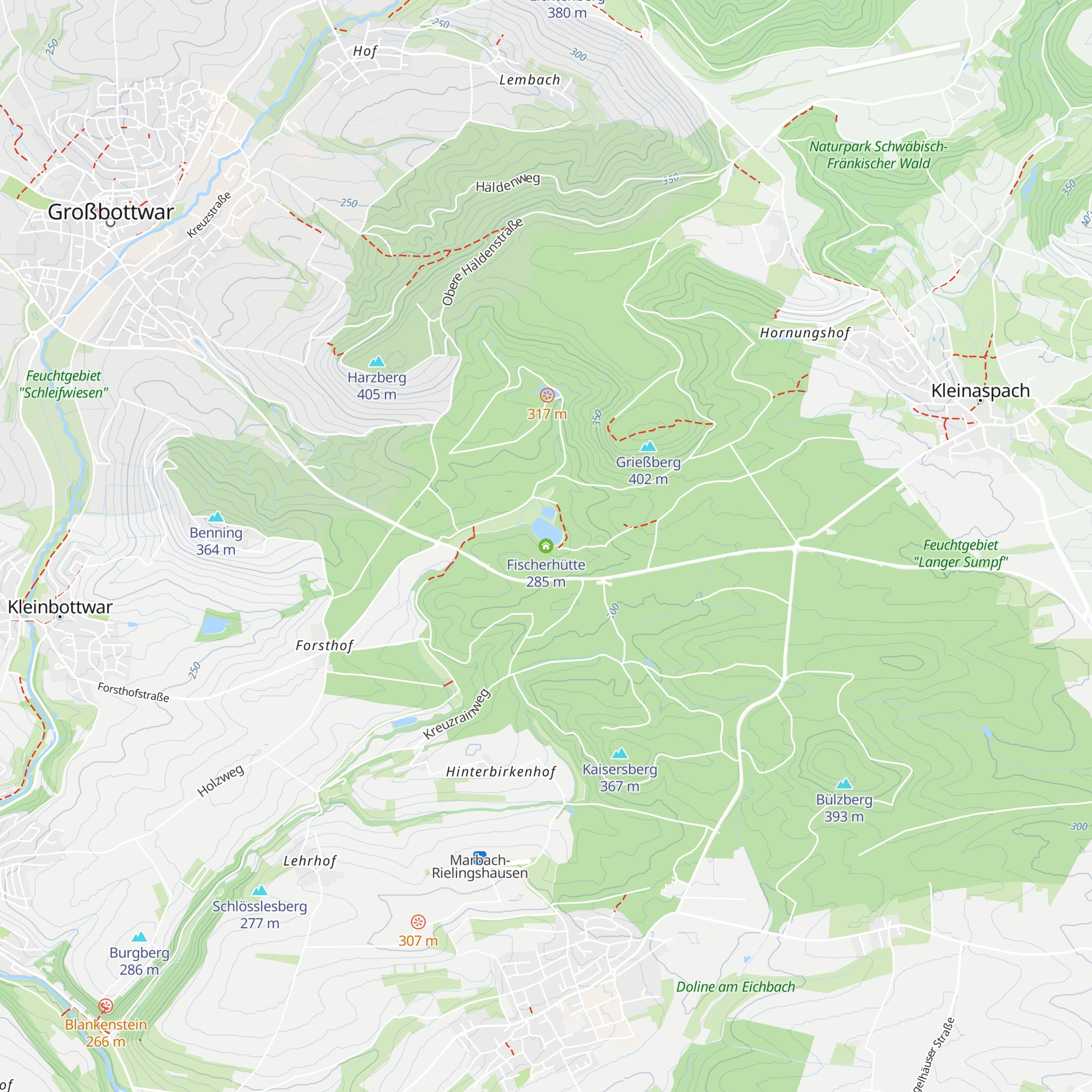 Fischerhütte map