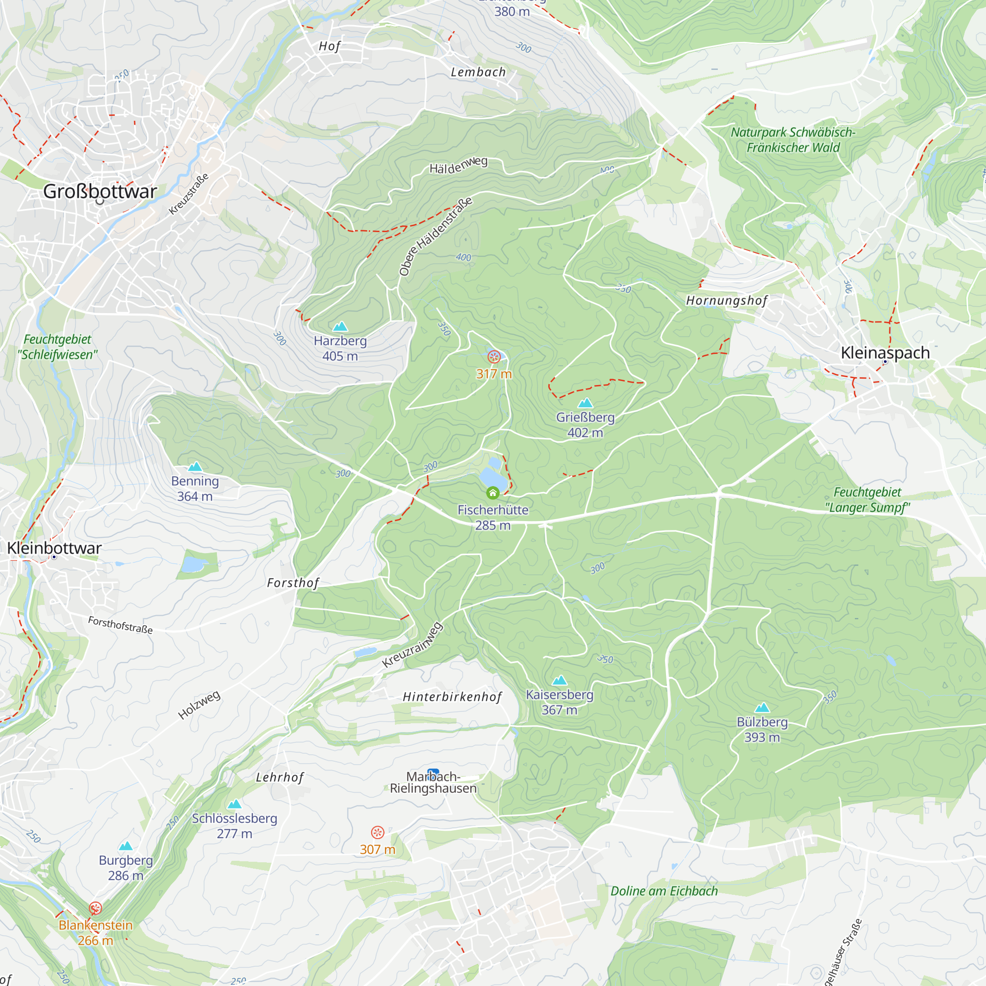 Fischerhütte map