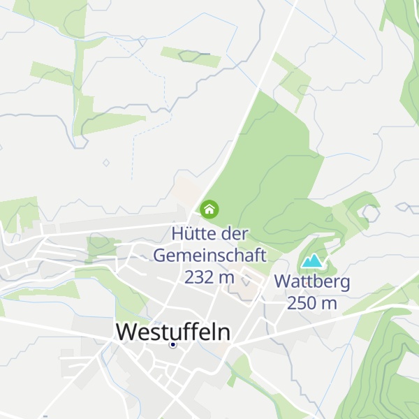 Map of Hütte der Gemeinschaft
